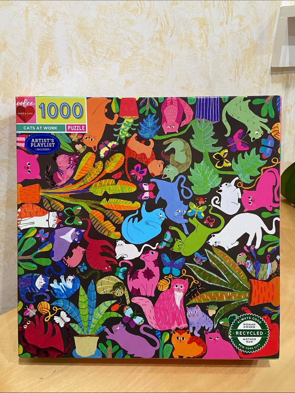 Eeboo Cats At Work - 1000 Piece Puzzle